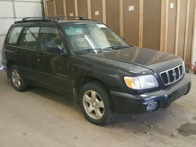 JF1SF65611H728071 - 2001 SUBARU FORESTER S BLACK photo 1