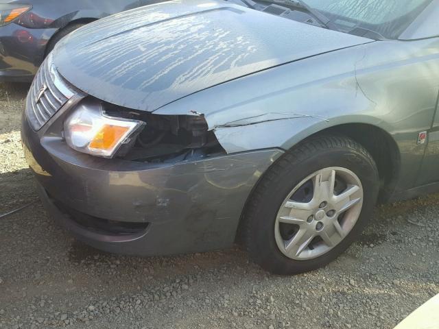 1G8AJ55FX7Z156459 - 2007 SATURN ION LEVEL GRAY photo 10