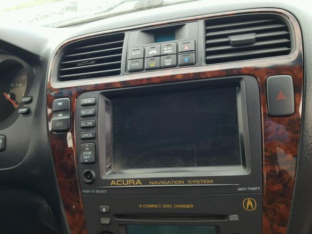 2HNYD18801H537093 - 2001 ACURA MDX TOURIN GRAY photo 9