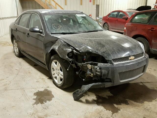 2G1WB5E37C1225070 - 2012 CHEVROLET IMPALA LT BLACK photo 1