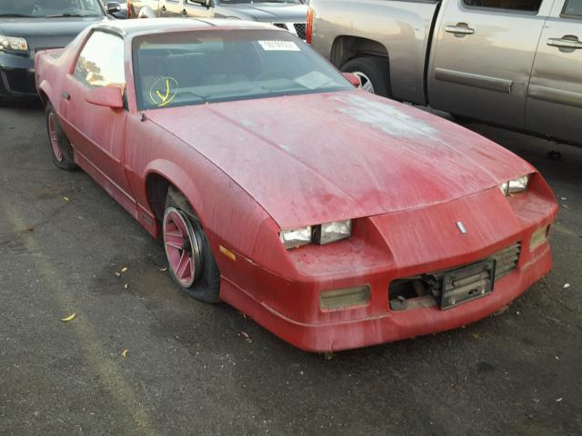 1G1FP23E4LL127984 - 1990 CHEVROLET CAMARO RS RED photo 1