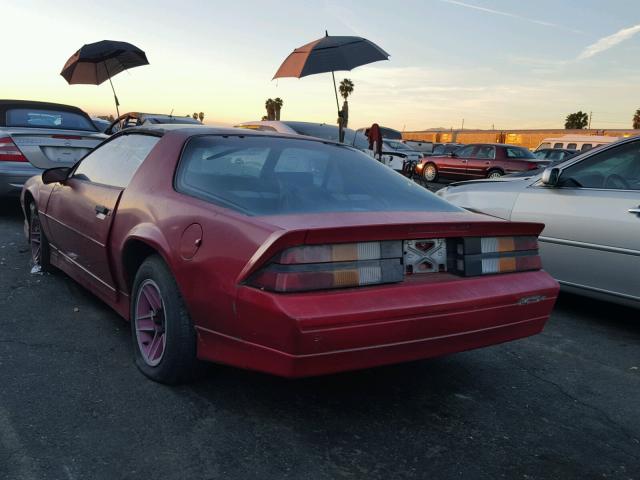 1G1FP23E4LL127984 - 1990 CHEVROLET CAMARO RS RED photo 3