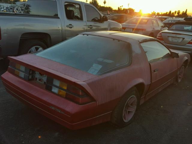 1G1FP23E4LL127984 - 1990 CHEVROLET CAMARO RS RED photo 4