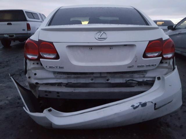 JTHCH96S560009240 - 2006 LEXUS GS GENERAT WHITE photo 9