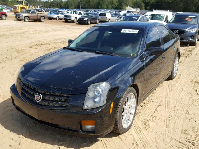 1G6DP577470164412 - 2007 CADILLAC CTS HI FEA BLACK photo 2