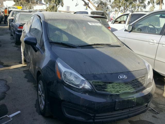 KNADM4A39D6307589 - 2013 KIA RIO LX BLACK photo 1