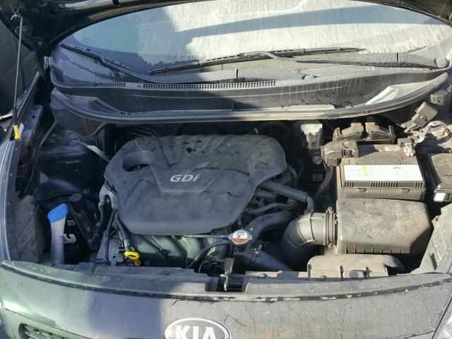 KNADM4A39D6307589 - 2013 KIA RIO LX Սև լուսանկար 7