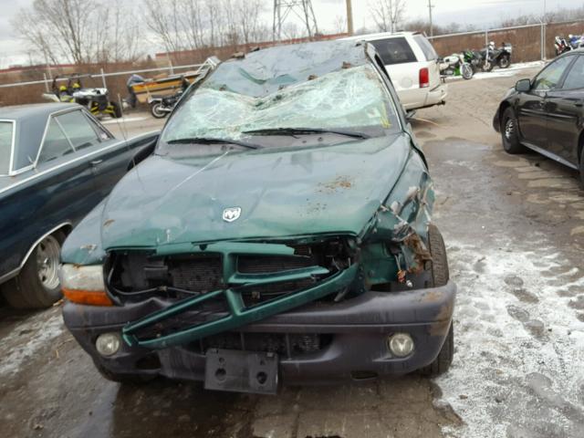 1D4HS38N93F624818 - 2003 DODGE DURANGO SP GREEN photo 9