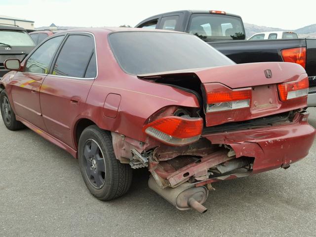 1HGCG16531A074530 - 2001 HONDA ACCORD EX BURGUNDY photo 3