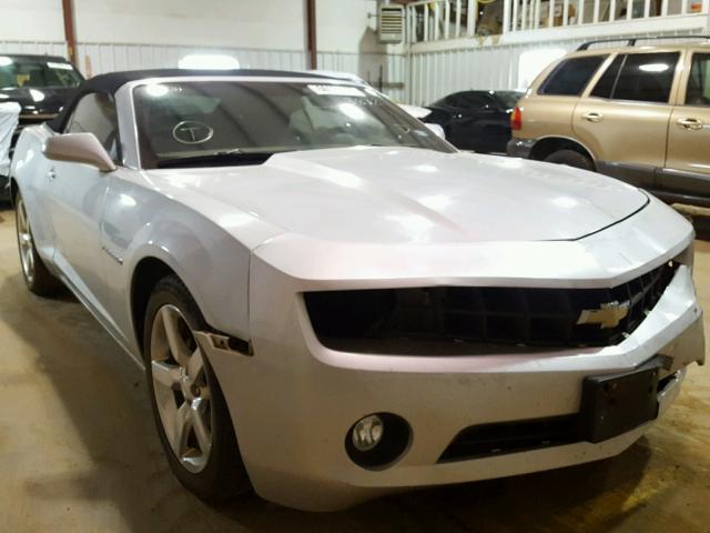 2G1FB3DD1B9203872 - 2011 CHEVROLET CAMARO LT SILVER photo 1