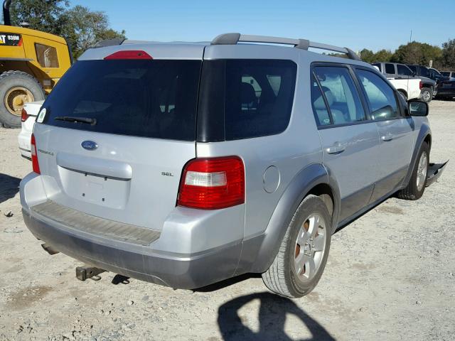 1FMDK02185GA28527 - 2005 FORD FREESTYLE SILVER photo 4