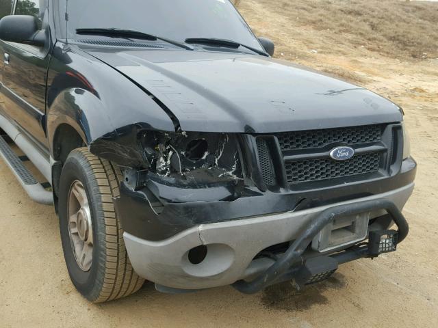 1FMZU67E73UC70853 - 2003 FORD EXPLORER S BLACK photo 9