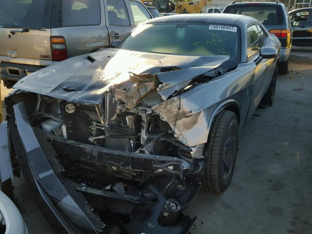 2B3CJ5DT1BH509865 - 2011 DODGE CHALLENGER GRAY photo 2