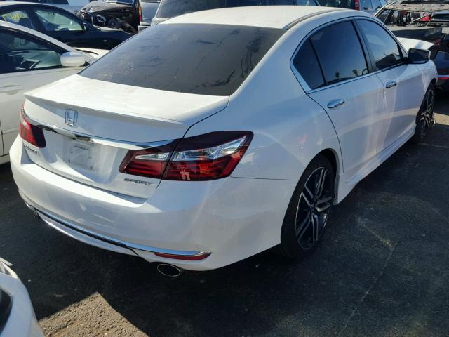 1HGCR2F55HA145690 - 2017 HONDA ACCORD SPO WHITE photo 4