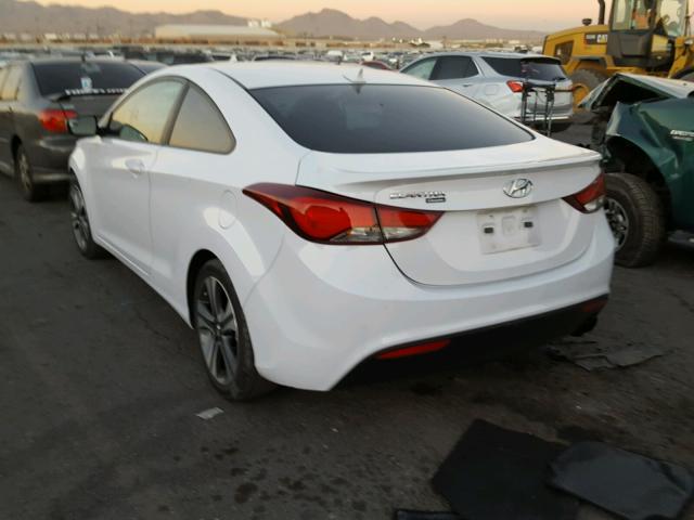 KMHDH6AH2EU027438 - 2014 HYUNDAI ELANTRA CO WHITE photo 3