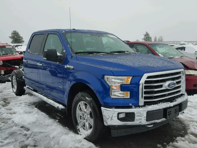 1FTFW1EG0HFB89844 - 2017 FORD F150 SUPER BLUE photo 1