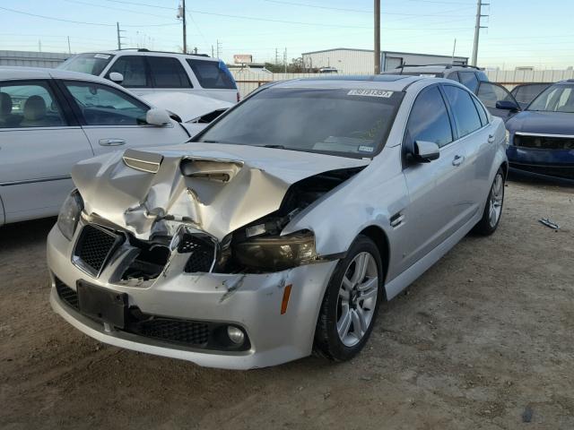 6G2ER57739L240254 - 2009 PONTIAC G8 SILVER photo 2