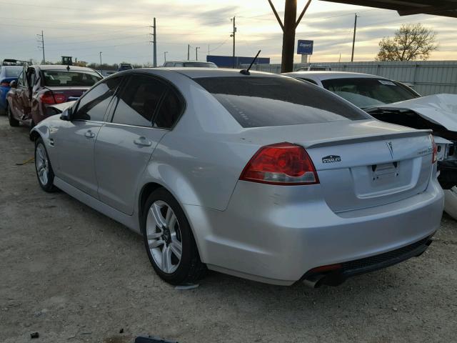 6G2ER57739L240254 - 2009 PONTIAC G8 SILVER photo 3