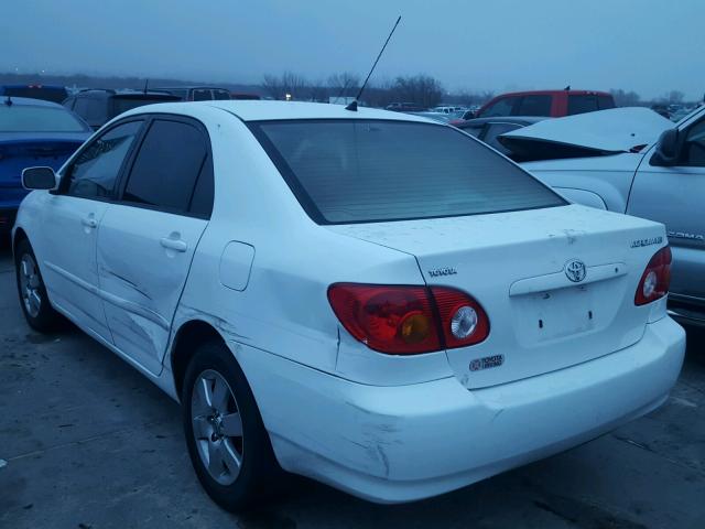 JTDBR32E832011166 - 2003 TOYOTA COROLLA CE WHITE photo 3