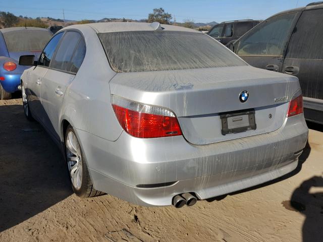 WBANB33594B107452 - 2004 BMW 545 I SILVER photo 3