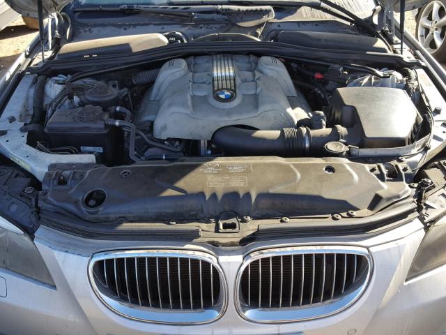 WBANB33594B107452 - 2004 BMW 545 I SILVER photo 7