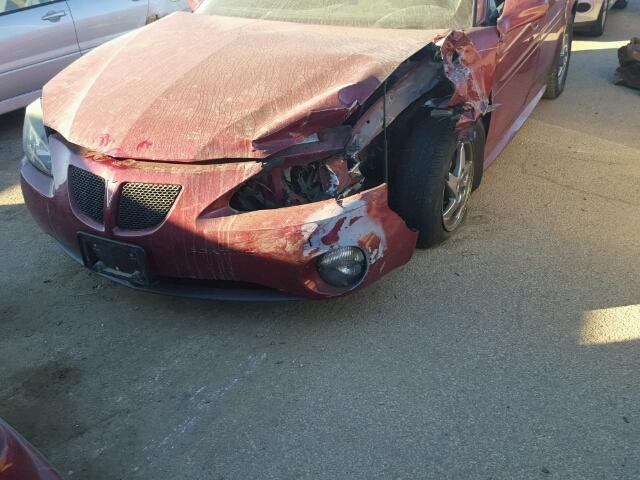 2G2WS522541111755 - 2004 PONTIAC GRAND PRIX MAROON photo 9