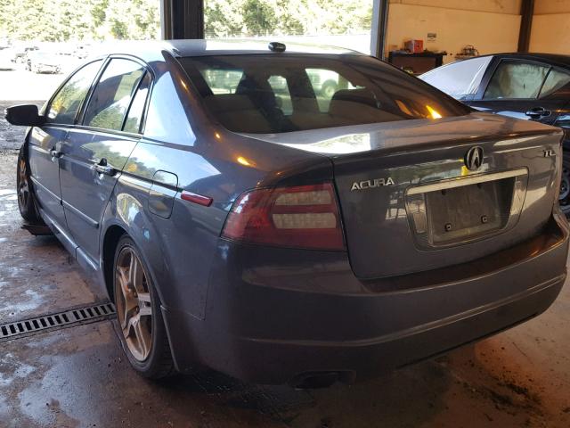 19UUA662X7A033071 - 2007 ACURA TL GRAY photo 3