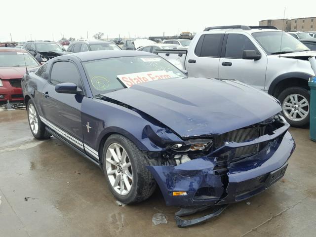 1ZVBP8AN3A5132569 - 2010 FORD MUSTANG BLUE photo 1