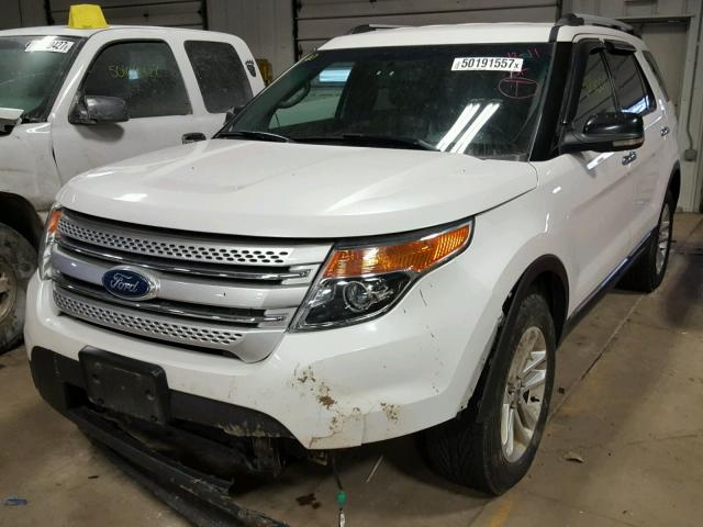 1FMHK8D83BGA68004 - 2011 FORD EXPLORER X WHITE photo 2