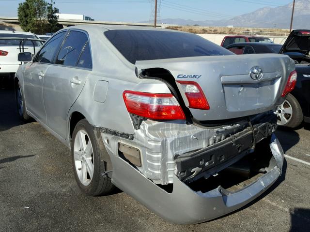 4T4BE46KX8R046208 - 2008 TOYOTA CAMRY CE SILVER photo 3