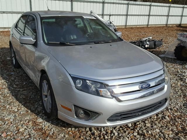 3FAHP0JG7BR330446 - 2011 FORD FUSION SEL SILVER photo 1