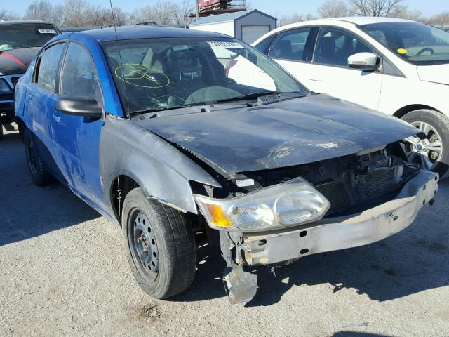 1G8AJ52F44Z192955 - 2004 SATURN ION LEVEL BLUE photo 1