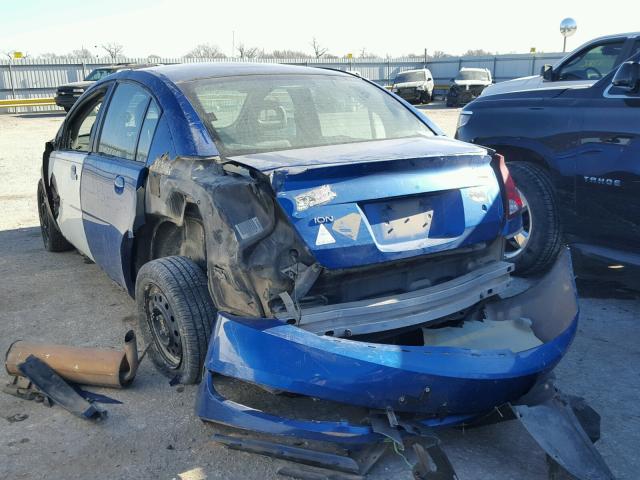 1G8AJ52F44Z192955 - 2004 SATURN ION LEVEL BLUE photo 3