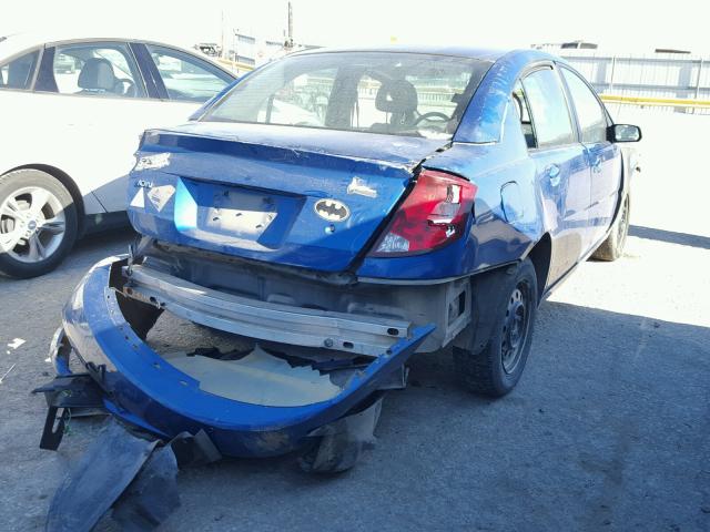 1G8AJ52F44Z192955 - 2004 SATURN ION LEVEL BLUE photo 4