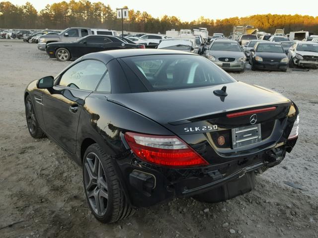 WDDPK4HA5EF086865 - 2014 MERCEDES-BENZ SLK 250 BLACK photo 3