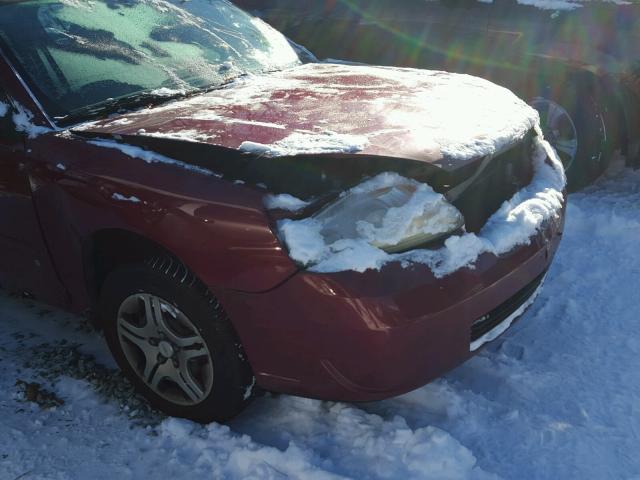 1G1ZS58F17F220528 - 2007 CHEVROLET MALIBU LS 银色 照片 9