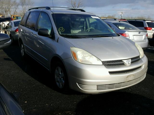 5TDZA23C44S011611 - 2004 TOYOTA SIENNA CE SILVER photo 1