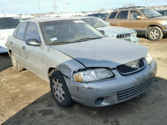 3N1CB51D02L630258 - 2002 NISSAN SENTRA XE BEIGE photo 1