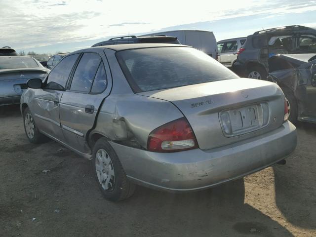 3N1CB51D02L630258 - 2002 NISSAN SENTRA XE BEIGE photo 3