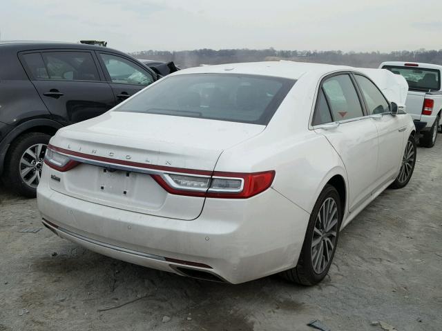 1LN6L9SK8H5605785 - 2017 LINCOLN CONTINENTA WHITE photo 4