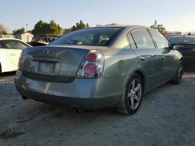 1N4BL11D35C202804 - 2005 NISSAN ALTIMA SE GREEN photo 4