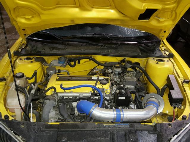 1G2JB12F937276019 - 2003 PONTIAC SUNFIRE YELLOW photo 7