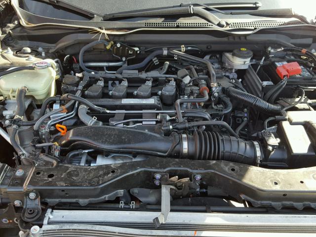 19XFC1F31GE024236 - 2016 HONDA CIVIC EX შავი ფოტო 7