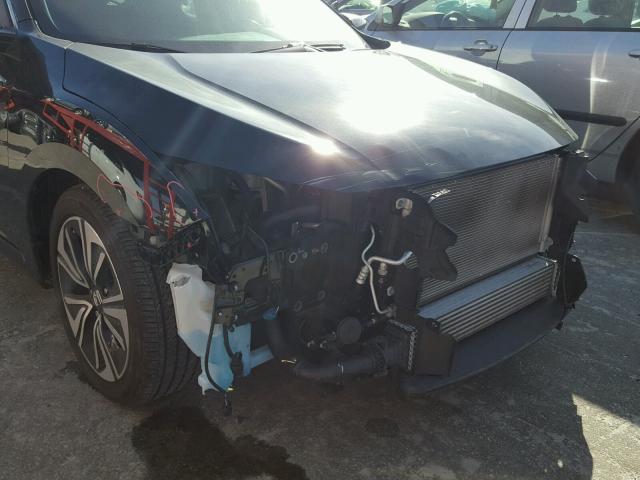 19XFC1F31GE024236 - 2016 HONDA CIVIC EX შავი ფოტო 9