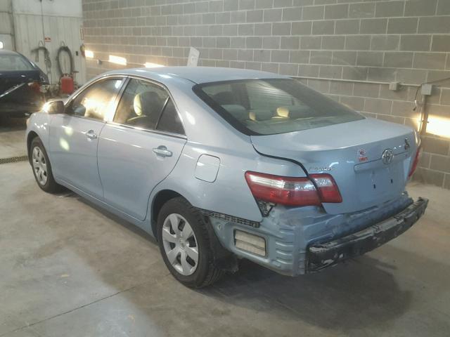 4T1BE46K99U794766 - 2009 TOYOTA CAMRY BASE BLUE photo 3