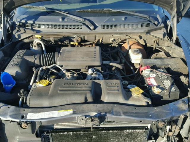 1D7HL48N93S218695 - 2003 DODGE DAKOTA QUA GRAY photo 7