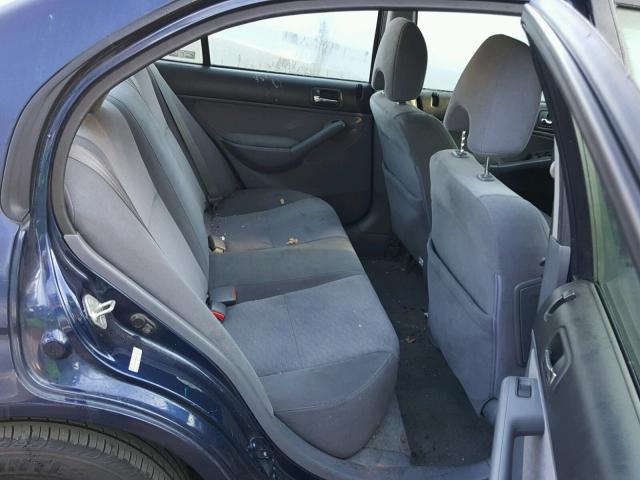 JHMES96695S024405 - 2005 HONDA CIVIC HYBR BLUE photo 6