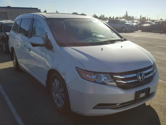 5FNRL5H64FB106174 - 2015 HONDA ODYSSEY EX WHITE photo 1