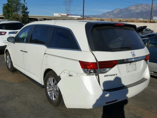 5FNRL5H64FB106174 - 2015 HONDA ODYSSEY EX WHITE photo 3