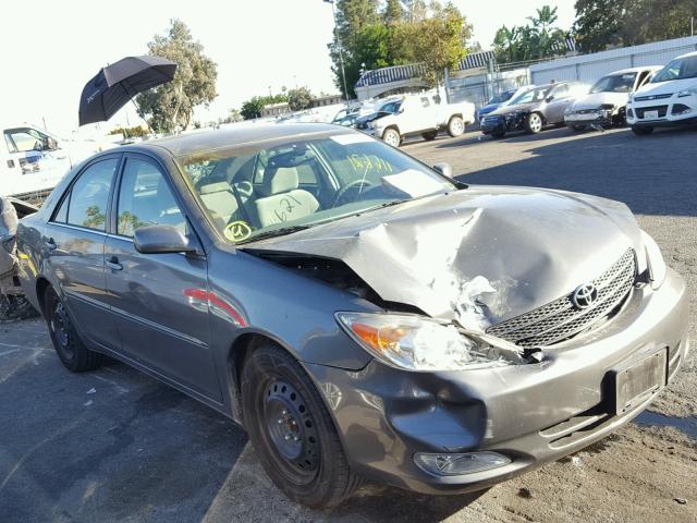 4T1BE30K43U738275 - 2003 TOYOTA CAMRY LE CHARCOAL photo 1